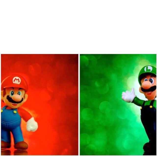 Mario Bros Opinion Blank Meme Template