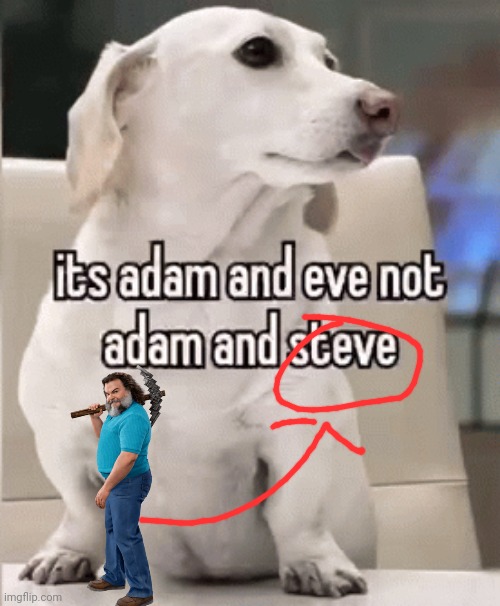 steve | image tagged in homophobic dog | made w/ Imgflip meme maker