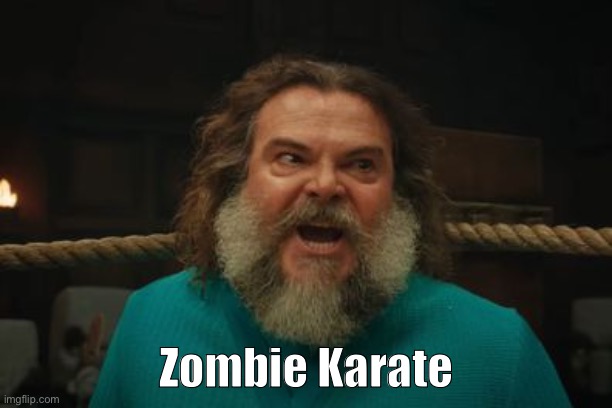 chicken jockey | Zombie Karate | image tagged in chicken jockey | made w/ Imgflip meme maker