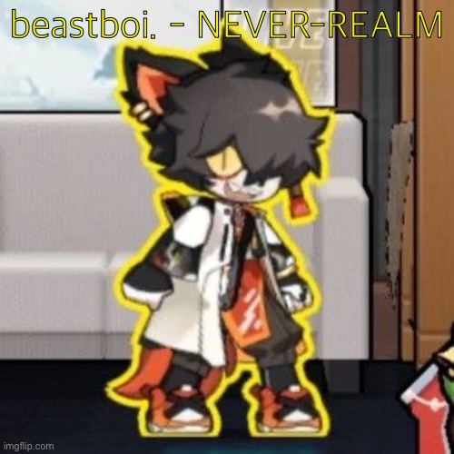 Ever wonder what happened if you mix poison and milk because o- | beastboi. - NEVER-REALM | image tagged in ever wonder what happened if you mix poison and milk because o- | made w/ Imgflip meme maker