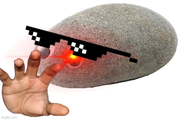 GUESS WHOS GOT BACK WITH THE OG USERNAME?!!! | image tagged in pet rock | made w/ Imgflip meme maker