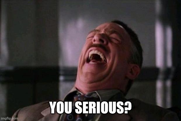 Spider Man boss | YOU SERIOUS? | image tagged in spider man boss | made w/ Imgflip meme maker