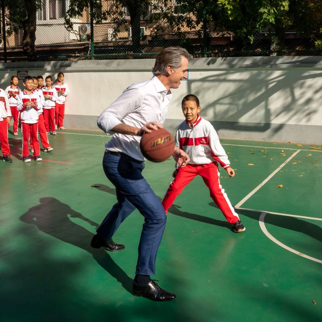 Newsom Basketball Blank Meme Template