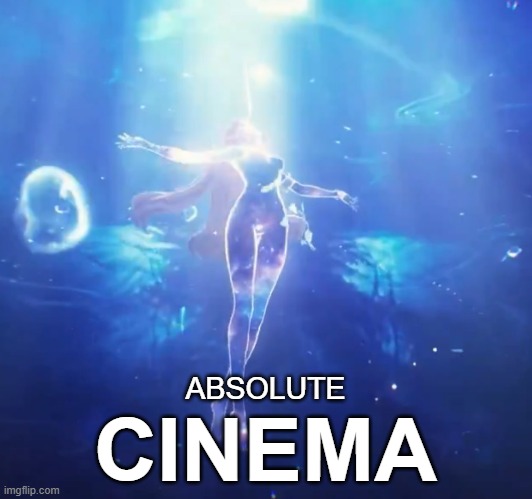 Absolute Cinema, Cartethyia | CINEMA; ABSOLUTE | image tagged in absolute cinema | made w/ Imgflip meme maker