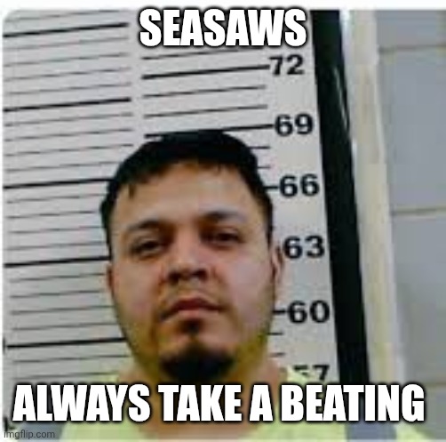 Kilmar Abrego Garcia | SEASAWS ALWAYS TAKE A BEATING | image tagged in kilmar abrego garcia | made w/ Imgflip meme maker