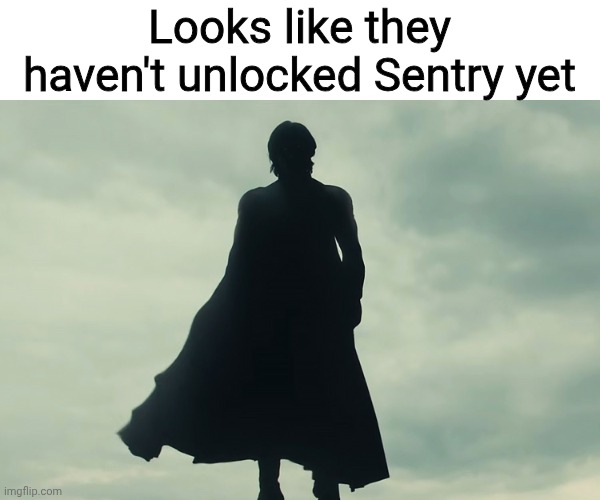 He was pretty cool in the movie | Looks like they haven't unlocked Sentry yet | image tagged in thunderbolts void sentry,thunderbolts,bob,sentry,void,mcu | made w/ Imgflip meme maker