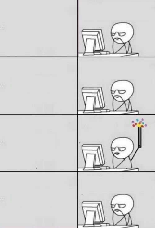 New Years Celebration Blank Meme Template