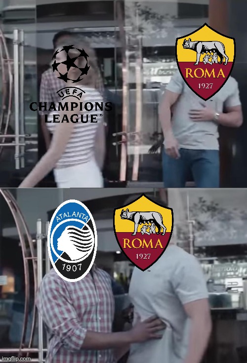 Atalanta - Roma 2-1. Ranieri's side missed the big chance to make the top 4 in Serie A. | image tagged in bro not cool,serie a,atalanta,as roma,calcio,sports | made w/ Imgflip meme maker