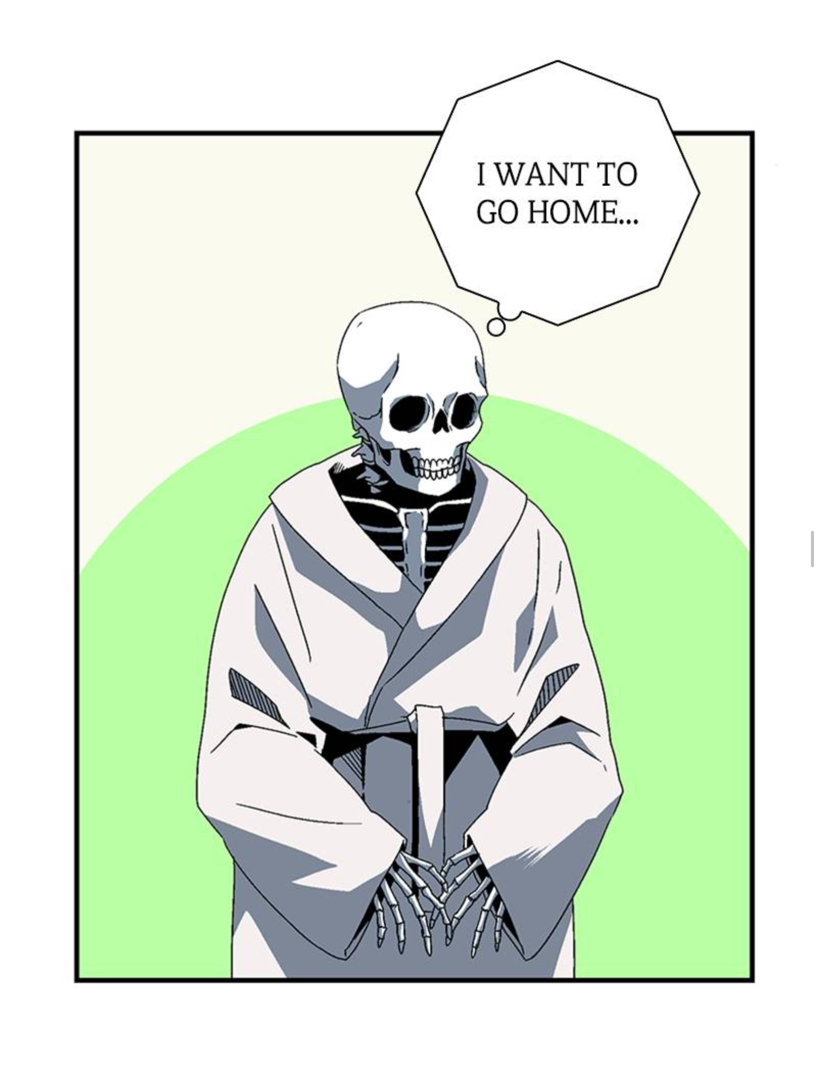 Skeleton wants to go home Blank Meme Template