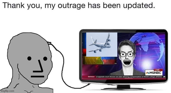 Today's outrage updated... Tariffs have fizzled out. | image tagged in triggered lib outrage updated | made w/ Imgflip meme maker