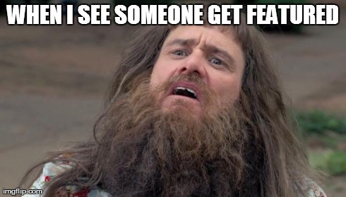 WHEN I SEE SOMEONE GET FEATURED | image tagged in jealous lloyd,imgflip | made w/ Imgflip meme maker