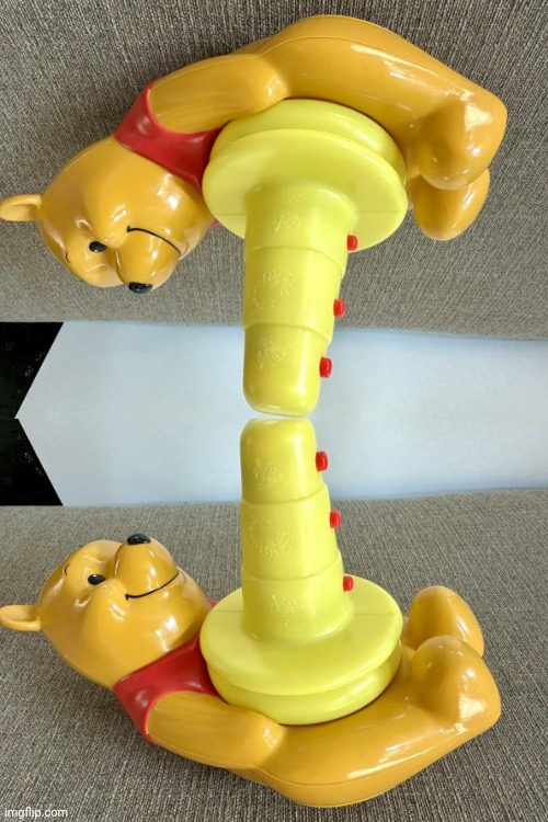 Touching Tips | image tagged in winnie the pooh with a huge dick | made w/ Imgflip meme maker