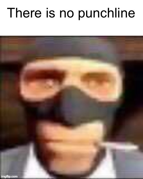image tagged in there is no punchline | made w/ Imgflip meme maker