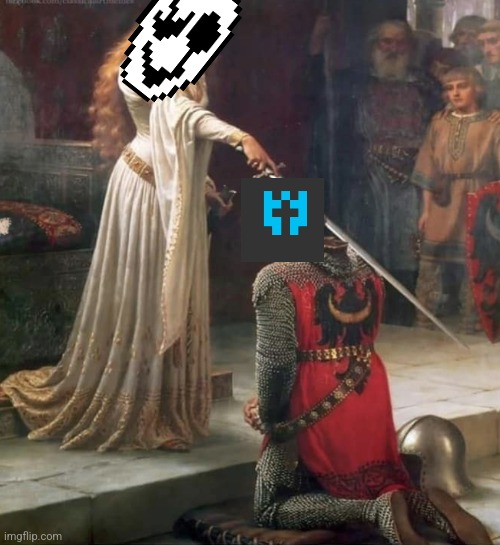 Queen knight | image tagged in queen knight | made w/ Imgflip meme maker