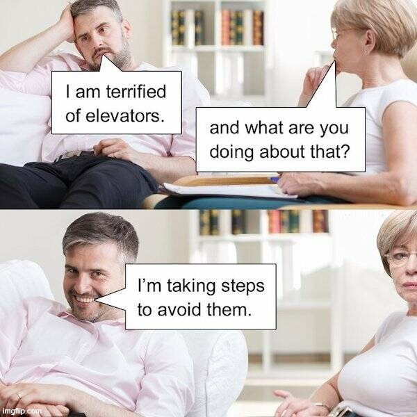 Taking steps | image tagged in eyeroll | made w/ Imgflip meme maker
