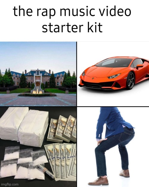"Ay I'm rich and I have a cool house and car and girls twerking" | made w/ Imgflip meme maker