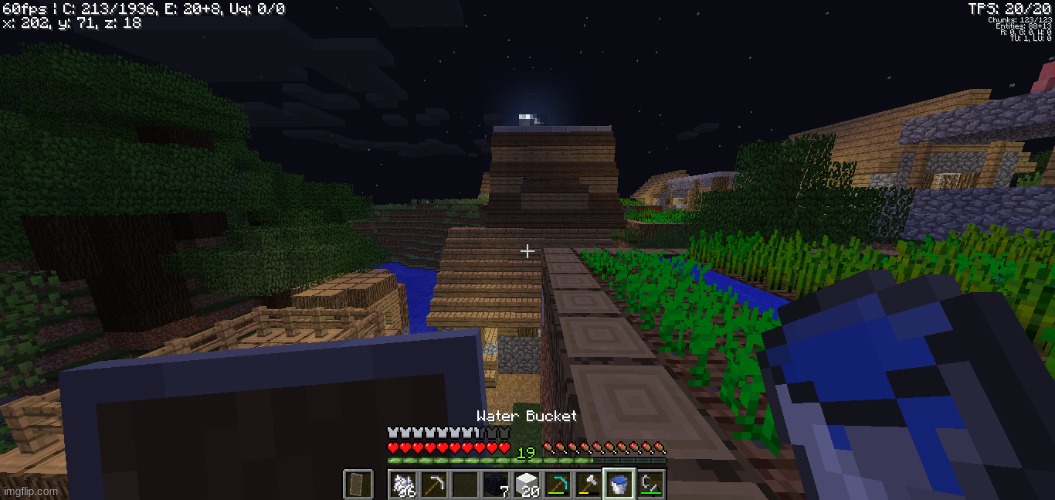 Rating my village base out of 10 | image tagged in memes,minecraft,bases,ratings | made w/ Imgflip meme maker