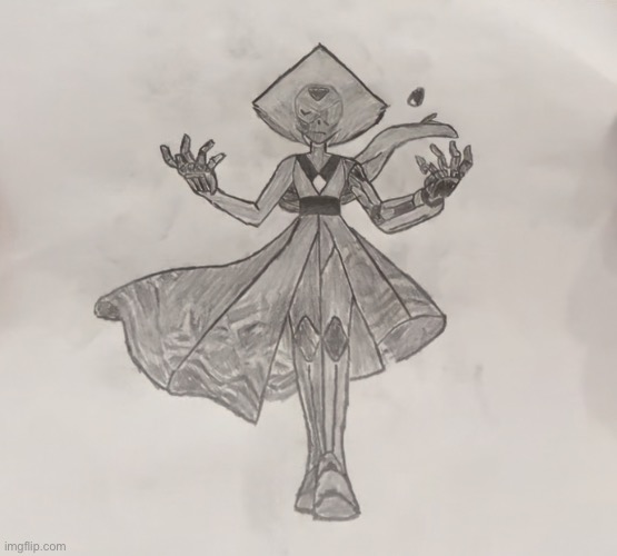 “Lapirodite”, created in late 2024. | image tagged in drawing,art,steven universe,original character | made w/ Imgflip meme maker