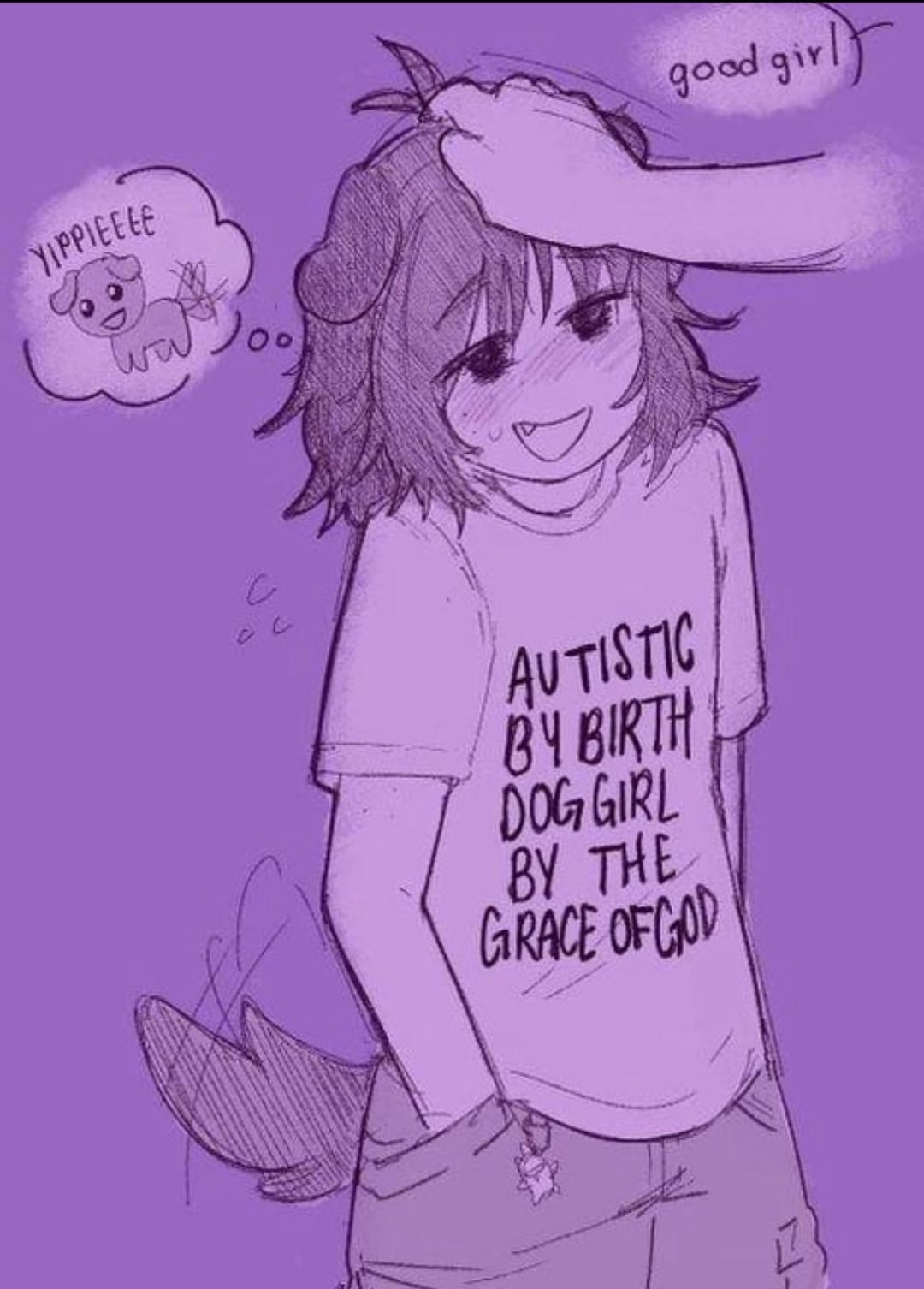 purple Blank Meme Template