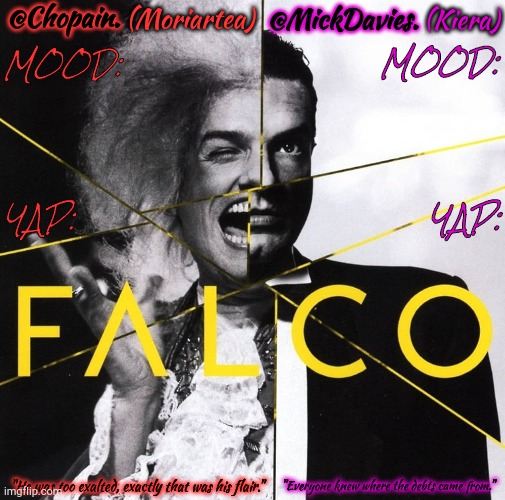 Dea Kiera Rock Me Falco Blank Meme Template