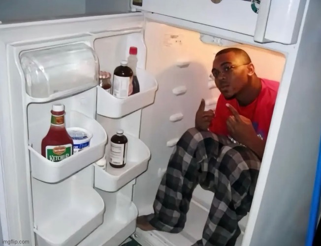 Fridge man | made w/ Imgflip meme maker