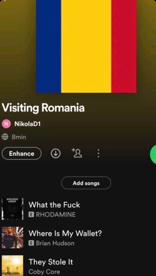 Visiting Romania | made w/ Imgflip meme maker