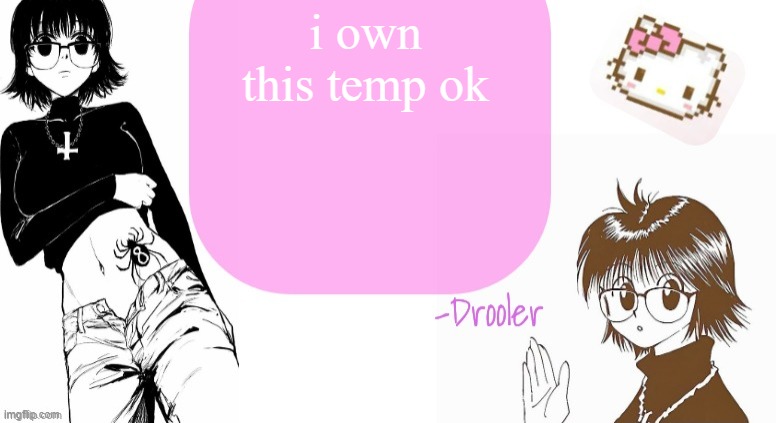 Shizuku announcement template | i own this temp ok | image tagged in shizuku announcement template | made w/ Imgflip meme maker