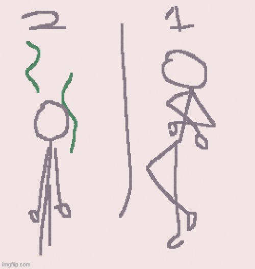 how rewrite thinks he look drawing beef (1) vs how he really look (2) | made w/ Imgflip meme maker
