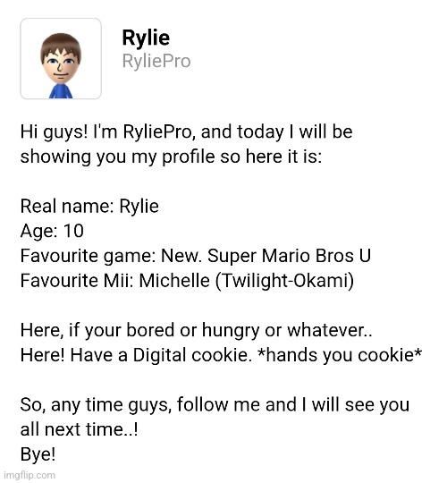 Just found my old miiverse profile, I miss miiverse | made w/ Imgflip meme maker