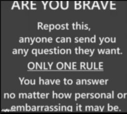 are you brave Blank Meme Template