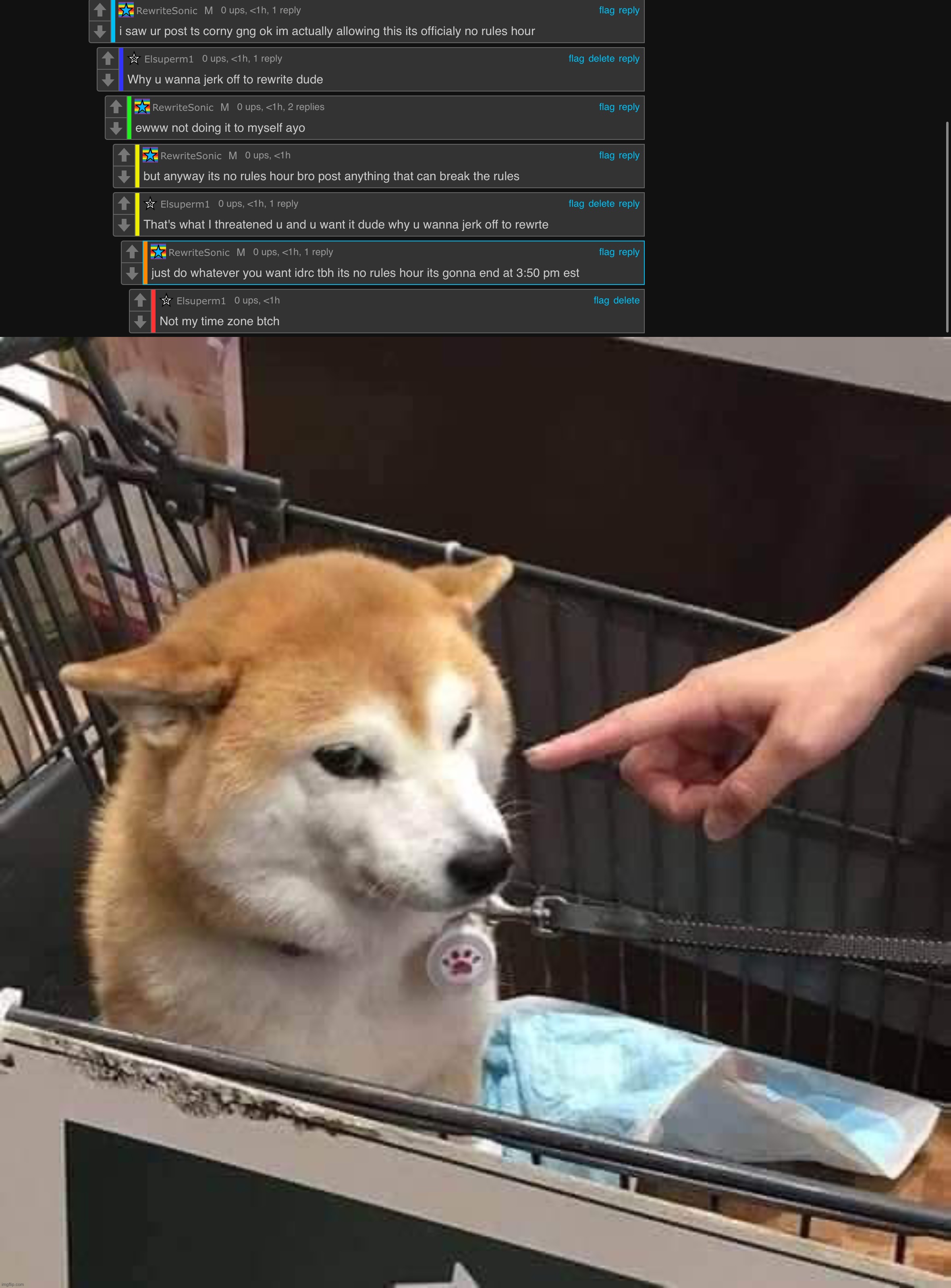 image tagged in no horny | made w/ Imgflip meme maker