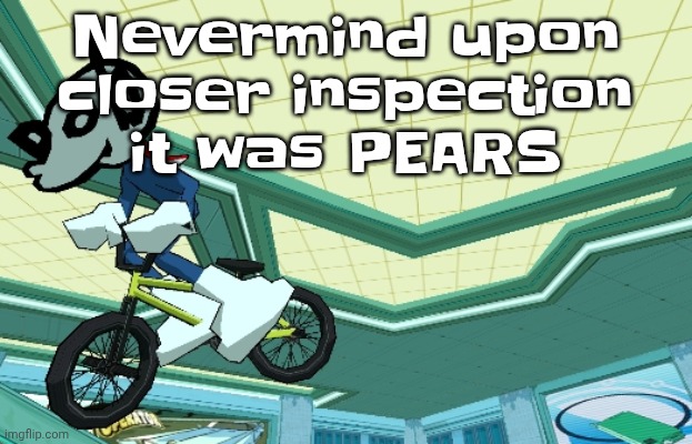 Cyberfunk | Nevermind upon closer inspection it was PEARS | image tagged in cyberfunk | made w/ Imgflip meme maker