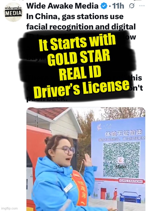 Do ya think you made your life easier?   You made it easier for THEM to Control You.  Digital ID is next | It Starts with
GOLD STAR
REAL ID
Driver’s License; Marko | image tagged in memes,every quote convenience u opt into,it a weapon they use against you,but u bend over for them to screw u,why tf | made w/ Imgflip meme maker