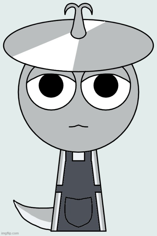 clukr | image tagged in sprunki,fan art,clukr,cymbal,incredibox,silver | made w/ Imgflip meme maker