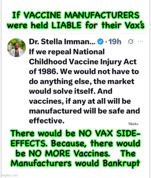The whole argument can be settled — Once, & for All | image tagged in memes,let the freekin vaccines stand on their own,the true test,see how long they last,bankrupting lawsuits in the first month | made w/ Imgflip meme maker