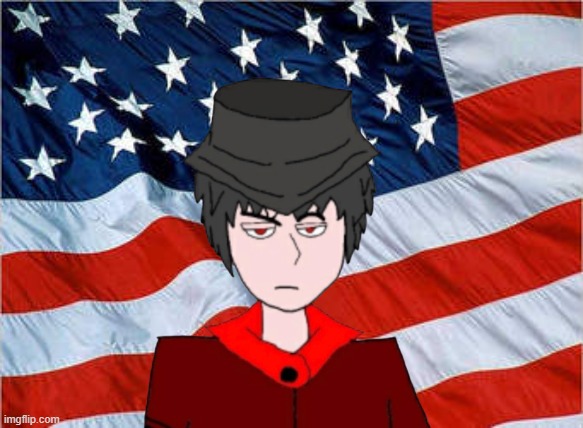 Patriotic all american mepios | image tagged in usa flag,all american,patriotic,mepios | made w/ Imgflip meme maker