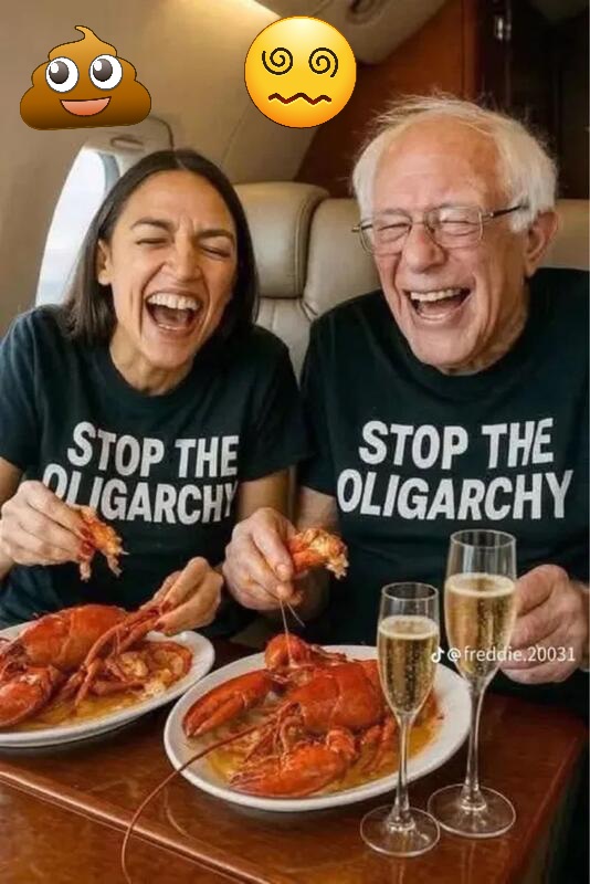 Breadline Bernie and AOC Blank Meme Template