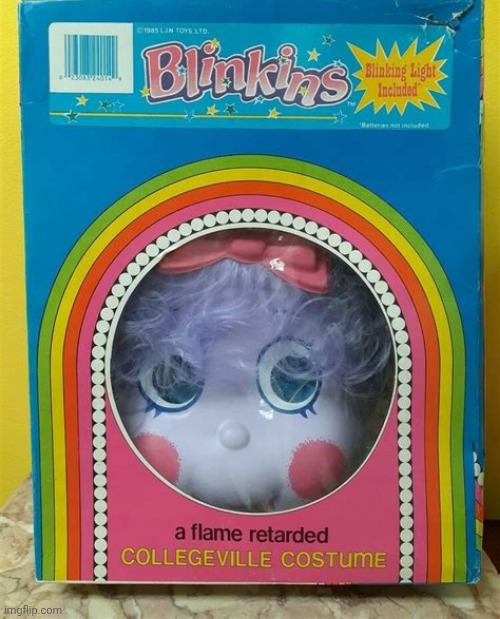 The blinkins 1986 Blink mask | image tagged in 1980s | made w/ Imgflip meme maker