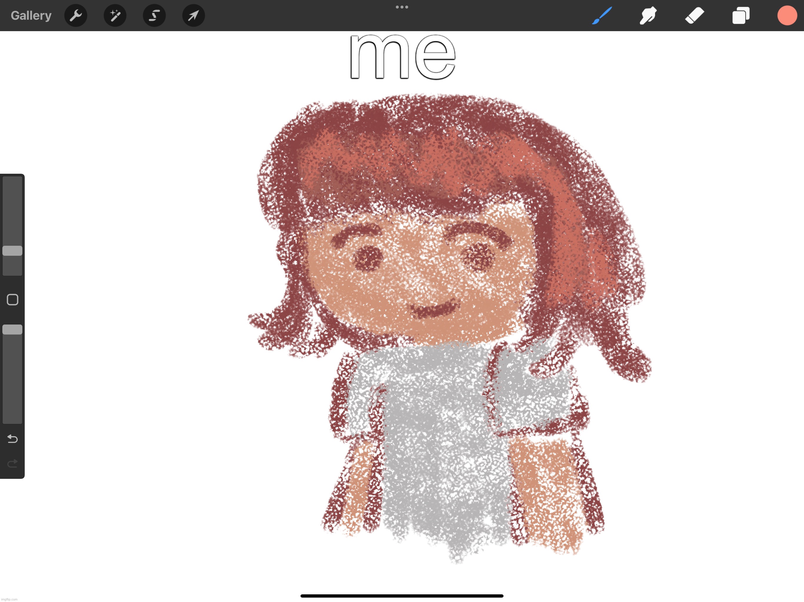 me | made w/ Imgflip meme maker