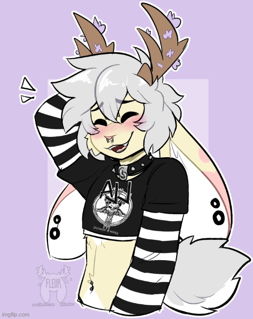 some fleurfurr art <333 | image tagged in fleurfurr art | made w/ Imgflip meme maker