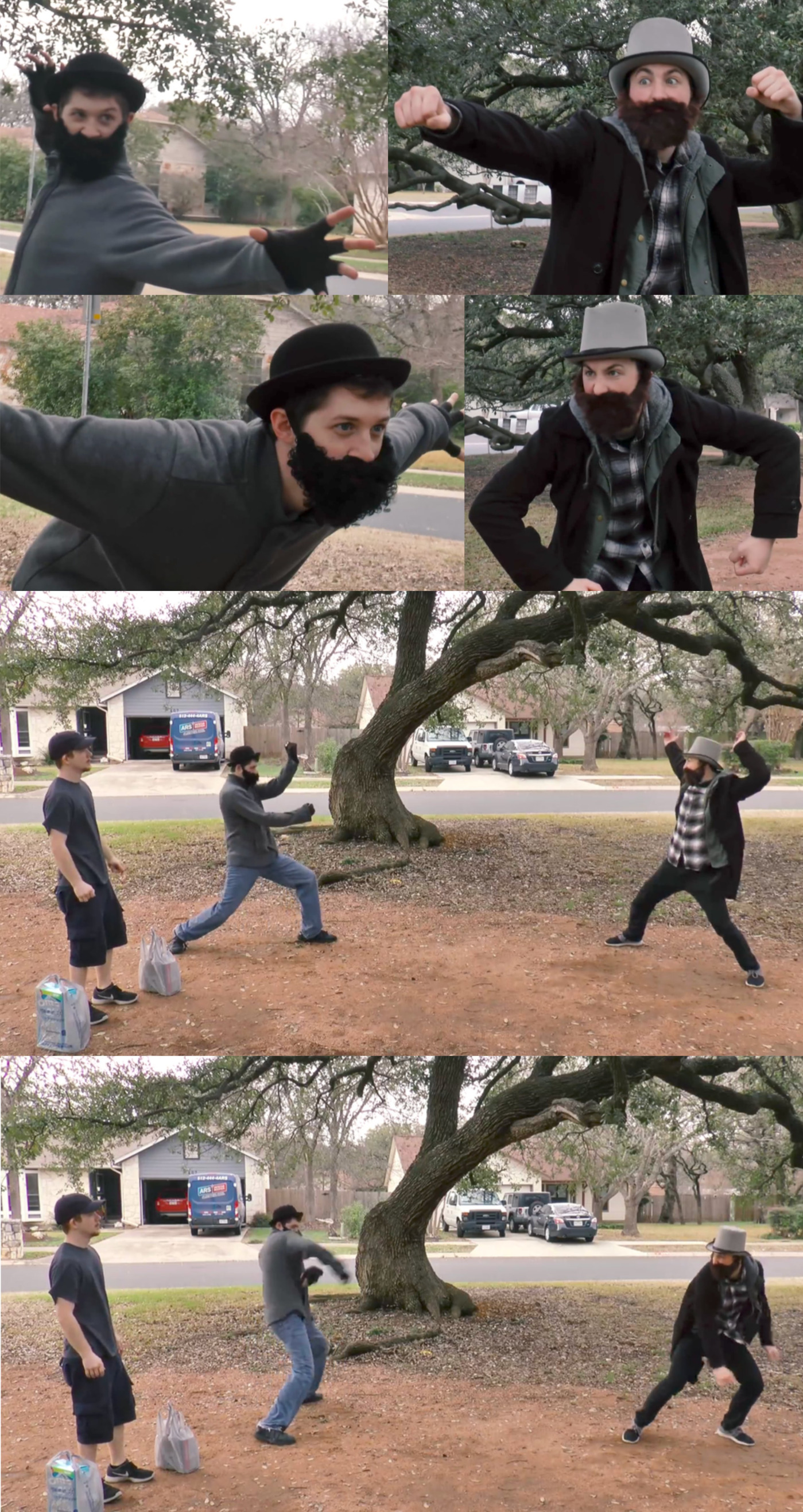 Door Monster Hobo Blank Meme Template