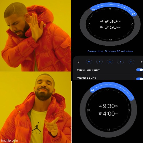 Lying to myself about getting more sleep | image tagged in memes,drake hotline bling,no sleep | made w/ Imgflip meme maker