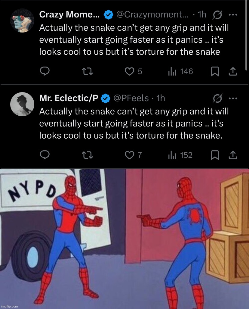 Twitter users ran out of original comments | image tagged in spiderman pointing at spiderman | made w/ Imgflip meme maker