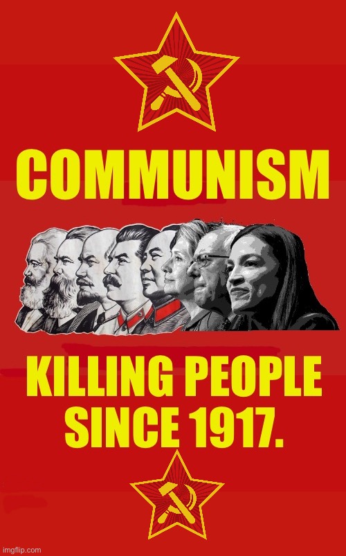 Nothing but evil scum… | image tagged in communism,aoc,bernie sanders,hillary clinton,evil | made w/ Imgflip meme maker