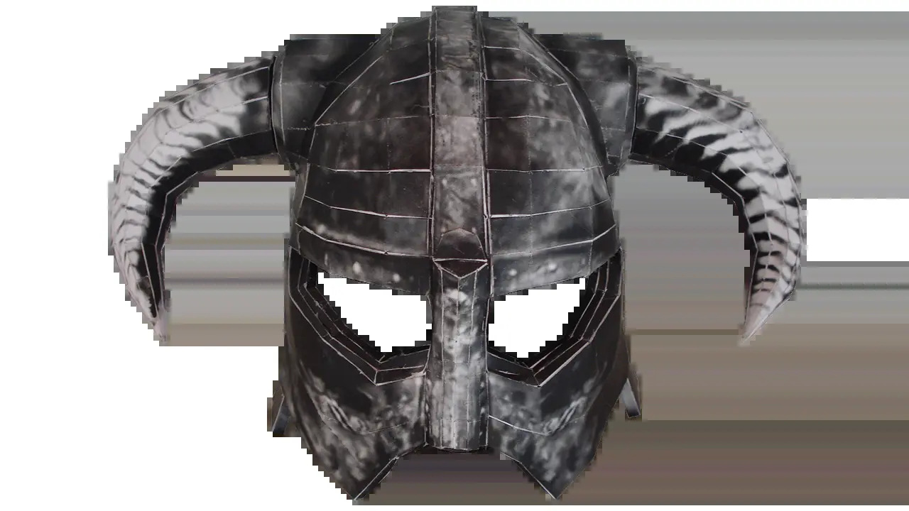 Iron helmet skyrim Blank Meme Template