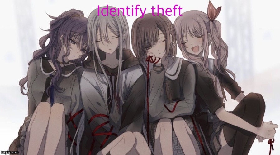 Project Sekai 4 People | Identify theft | image tagged in project sekai 4 people | made w/ Imgflip meme maker