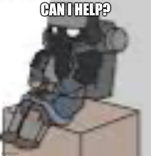 Little krieger | CAN I HELP? | image tagged in little krieger | made w/ Imgflip meme maker