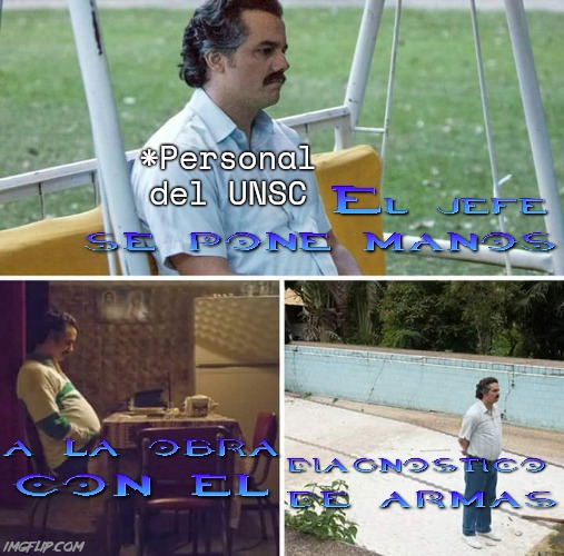 Sad Pablo Escobar Meme | *Personal
del UNSC | image tagged in memes,sad pablo escobar | made w/ Imgflip meme maker