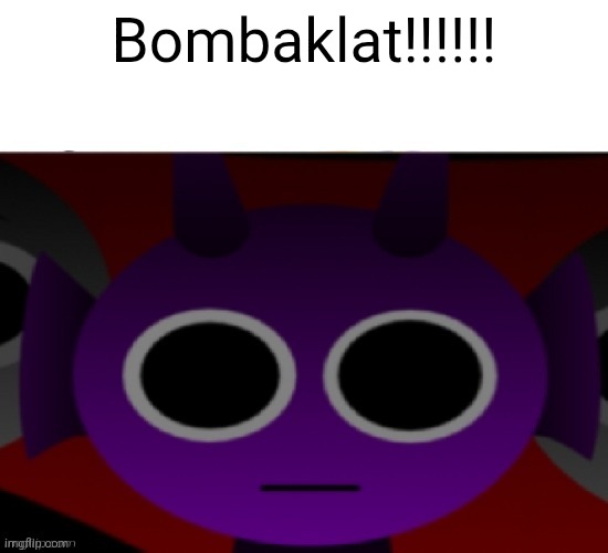 Bombaklat!!!!!! | Bombaklat!!!!!! | image tagged in durple stare at you without text | made w/ Imgflip meme maker