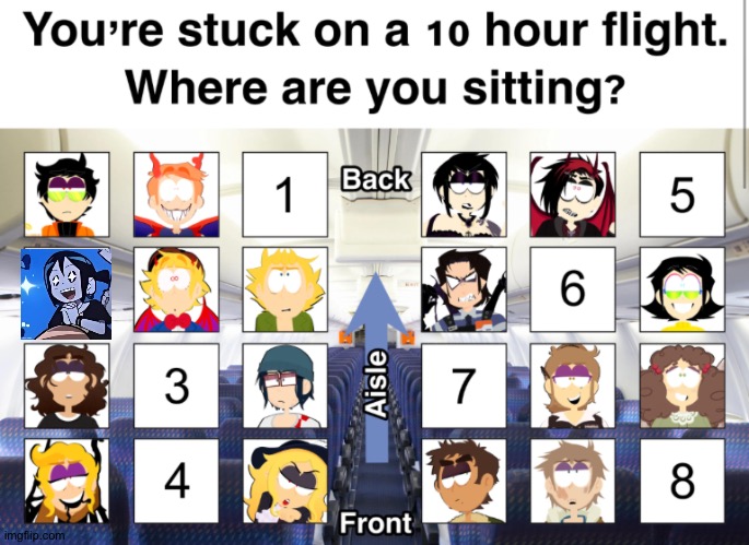 add ur self if you want I PICK 2 I GET TO SIT BY MY BABES | image tagged in hell park | made w/ Imgflip meme maker